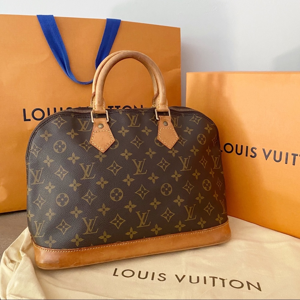 💎✨ALMA✨💎 Auth Louis Vuitton Satchel Hand Bag!